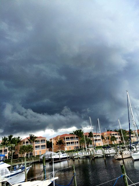 Afternoon storm clouds b