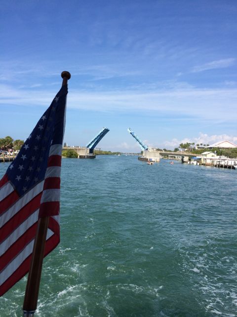 Albee bridge after we went thru - 12-55pm