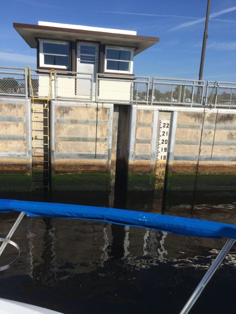 10.52am current level in franklin lock