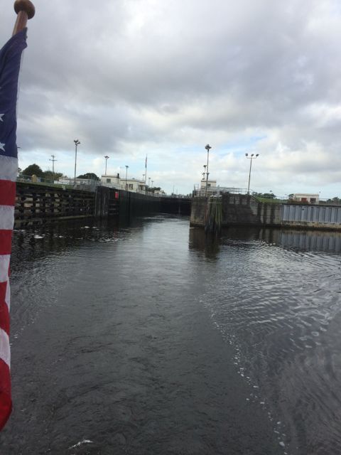 9.26 am Leaving St Lucie Lock