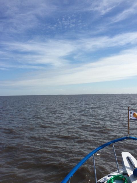 horizon at 11.27 crossign the O - land