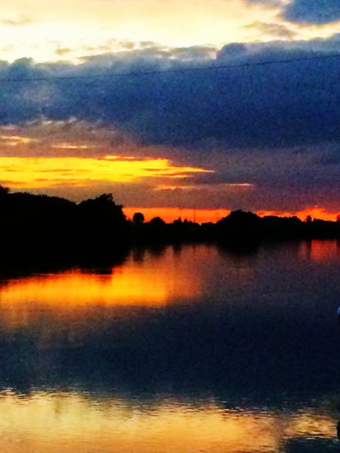 Jan 6 2015 sunset Moore Haven, FL enhanced