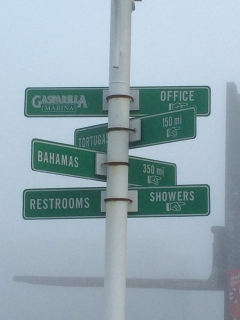 sign post at Gasparilla