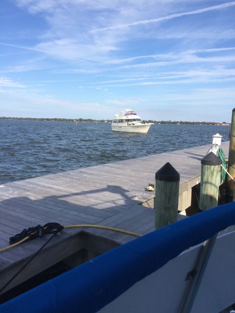 boat coming down the channel D