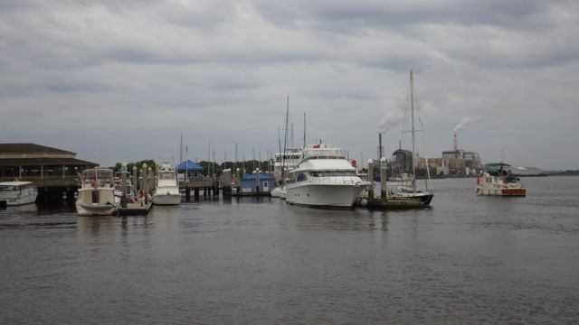 8.37 am - 4-25-15 Leaving Fernandina Beach