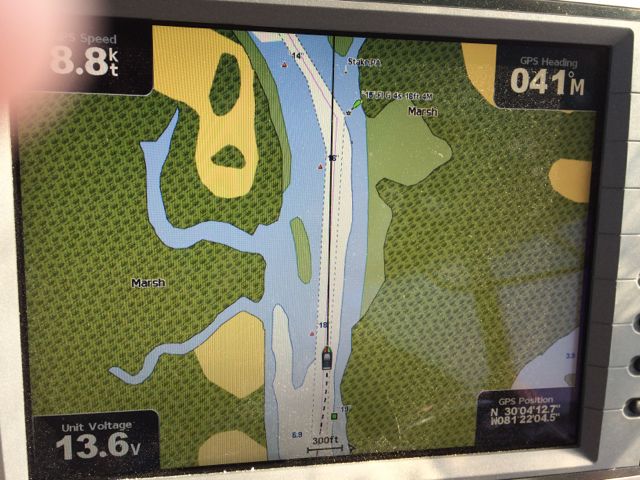 9.39am chart plotter - more marsh