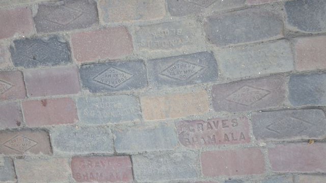 Brick Road - closeup Charlotte St. St Augustine 4-2-15