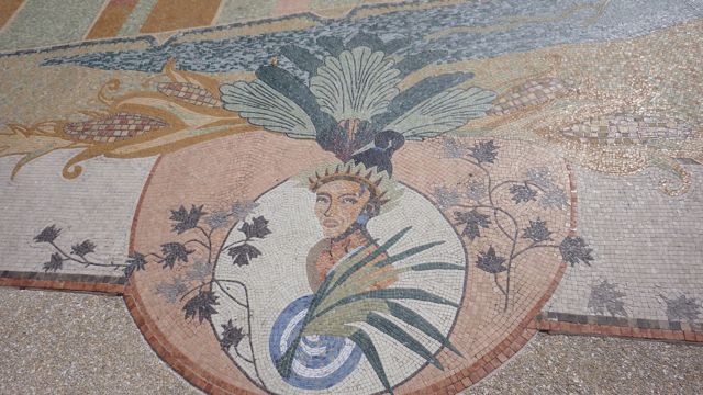 St Augustine Visitor Center mosiac 2 4-2-15