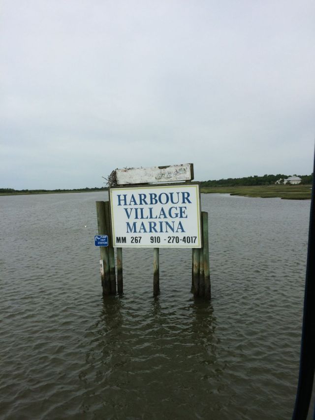 10.05 am - harbour village sign - 5-13-14