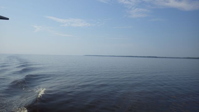 10.18am - crossed Abermrle sound - flat water - 5-19-15