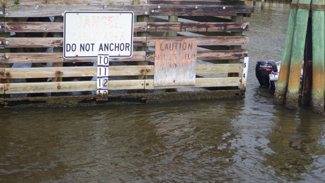 11.07am - surf city bridge water level - 5-13-15
