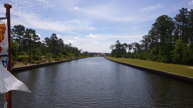 11.24am entering River Dunes Marina - 5-15-15