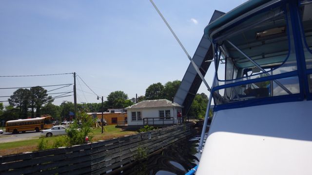 13.26pm - approaching Bridge - lock on far end  5-20-15
