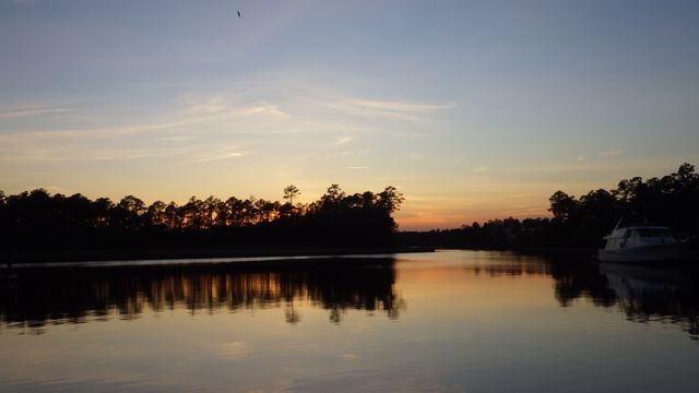 20.04 - 8.04pm sunset River Dunes Marina  5-15-15