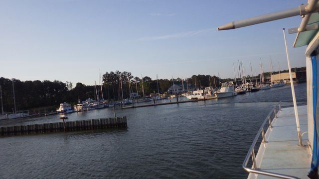 6.59am leaving Deltaville 5-25-15