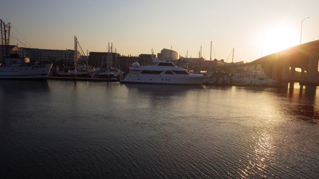 7.05am leaving Charleston, SC