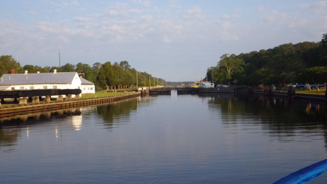 7.08am lock opens for us to enter  5-24-15