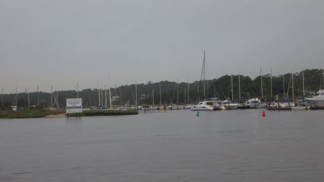 7.13am leaving Southport Marina, NC - 5-12-15 copy