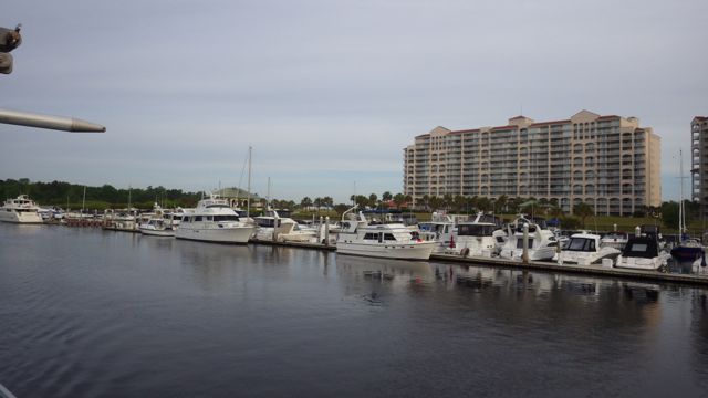 7.33am - leaving Barefoot Marina  5-6-15