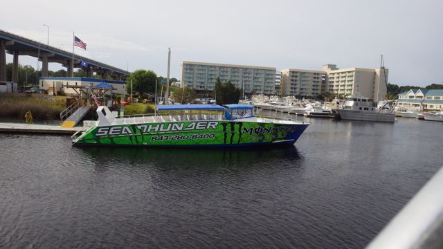 8.29am - Thunder Monster tour boat- 5-6-15