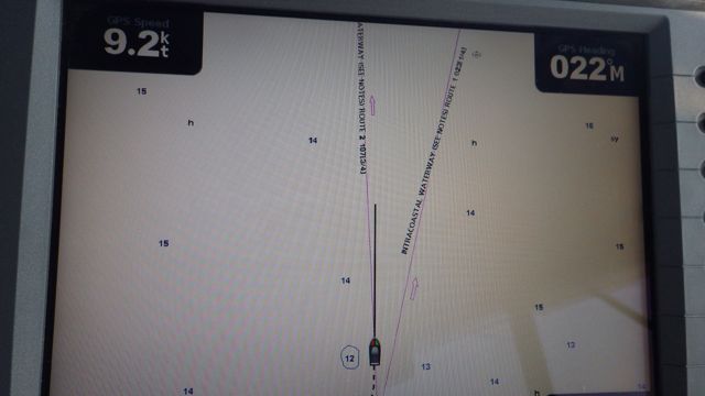 8,26am - decision made route 2 - 5-19-15