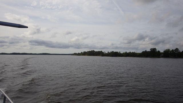 9.32am leaving Adams Creek 5-15-15