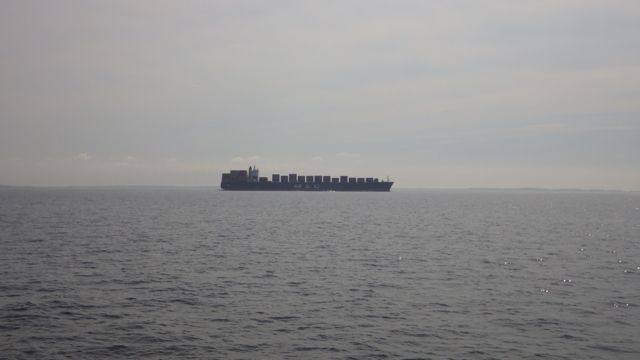 9.35am MSC going north!  5-28-15