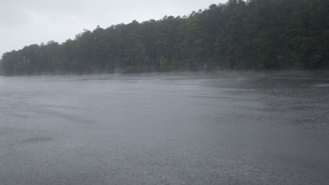 Mist coming off the water - AYB - 5-21-15