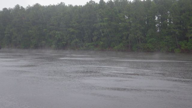 Rain and Mist coming off the water - AYB - 5-21-15