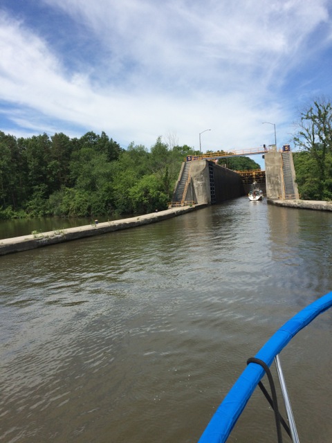 11.10am - going into lock 5?  6-17-15