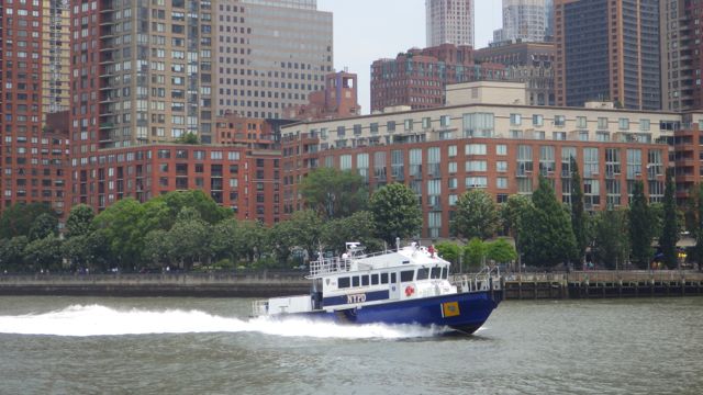 11.55am - NYPD boat - 6-12-15