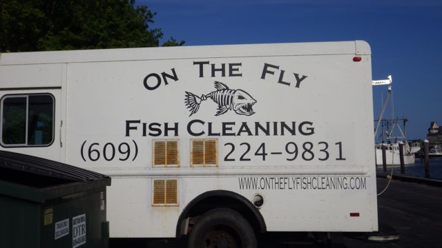 17.57 - 5.57pm - on the fly fish cleaning  5-31-15