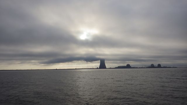 6.54am - power plant with cloud D 5-30-15