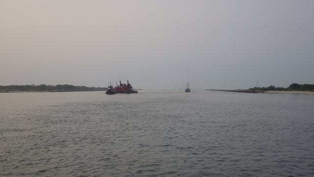 6.57am - following a fishing trawler out 6-101-5