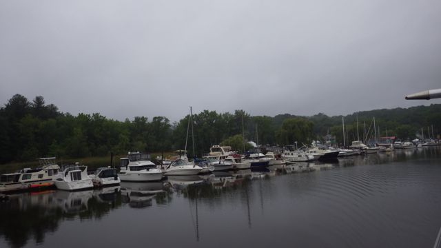 8.41am leaving Rondout Marina  6-15-15