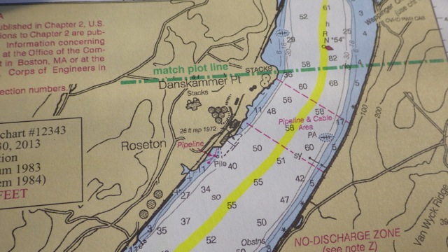 9.33am stacks on chart plotter  -6-14-15