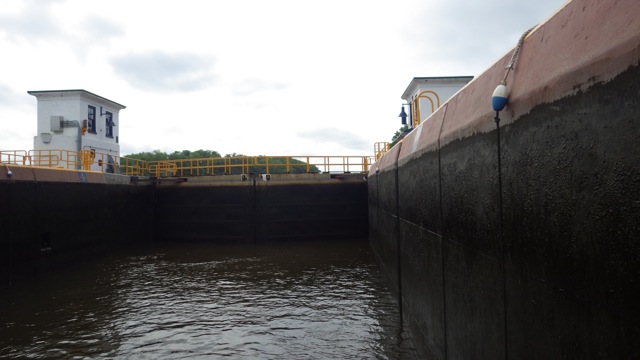 9.34am - entering lock 8  - 6-18-15