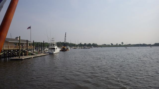 9.52am - leaving Great Kills Yacht Club - 6-12-15