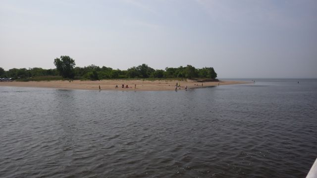 9.59am - shallow waters near entrance Great Kills - 6-12-15