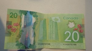 10.27am - 20 dollar bill