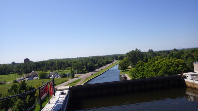 10.47am - at the top -lock 21  7-20-15