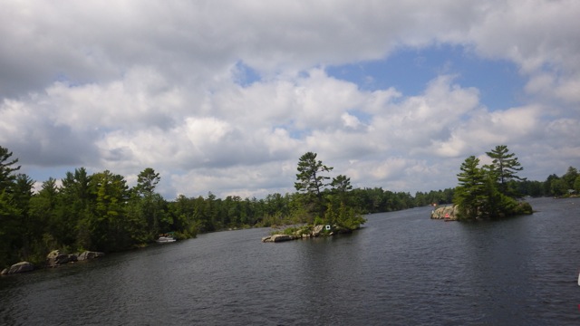 11.37am - scenery out of Lock 28  7-21-15