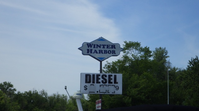 13.11  - 1.11pm arrived at Winter Harbor  6-26-15