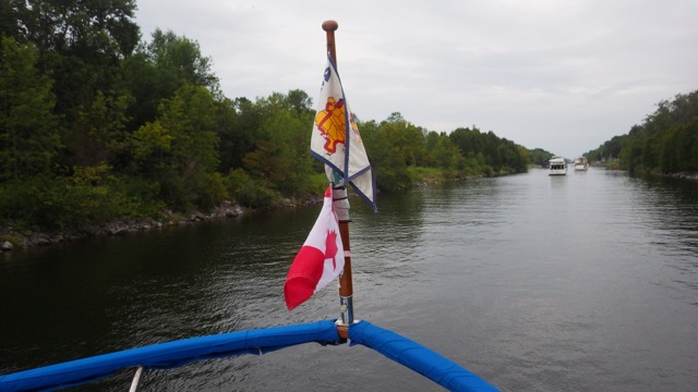13.44 - 1.44pm - Canadian courtesy flag up - 7-9-15