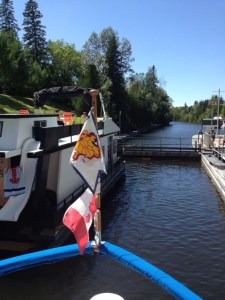 14.44 - 2.44pm - WJ Kirkfield Lock 9 at the bottom