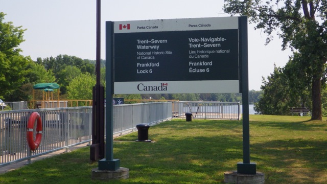 14.51pm - top of Lock 6 UP 16 ft -SIGN  -7-13-15