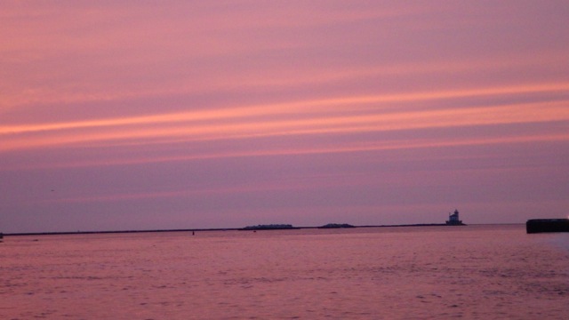 20.51 - 8.51pm - rosy pink sunset B - Oswego, NY