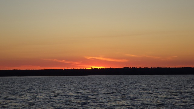 20.52 - 8.52pm - sunset at Ojibway Marina 7-23-15