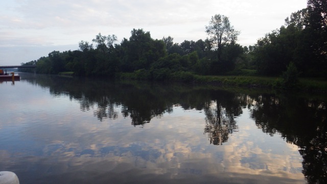 5.56am - sunrise at Lock 20  6-25-15