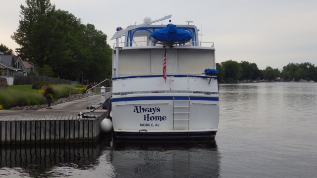 7.03am - Always Home on the end of the dock  6-27-15